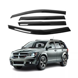 Sun Fits for Dodge Journey 2008-2017 Side Window Visor Sun Rain Deflector Guard