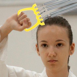 SUPVOX Kid Chest Expander, 5 Spring Exercise Resistance Band Arm Trainer Muscle Exerciser Equipment for Children Yellow