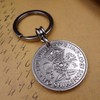 A Silver Dream 1947 2 Shilling Coin Keyring