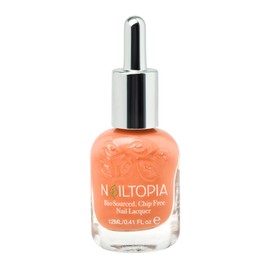 Nailtopia Bio-Sourced, Chip Free Nail Lacquer - All Natural, Strengthening Biotin and Superfood-Infused Polish - Chip Resistant Formula - Quick-Dry, Long Lasting Wear - Queen Of Queens - 0.41 oz