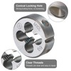 sourcing map 2pcs Round Threading Die M10 x 1.5 Metric