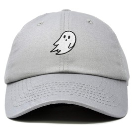 DALIX - Gorro de béisbol con bordado de fantasma para papá, Gris, One Size