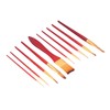 11Pcs Acrylic Paint Brushes Seamless Interface Strong Water Absorption Smoothly