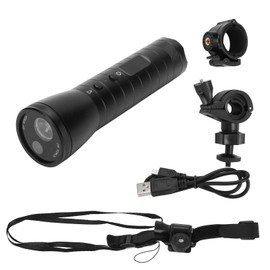 1080P Helmet Camera Waterproof 120 Degree Wide Angle DV Camcorder Motorcycle Helmet Video Cam with 5 Flashlight Modes