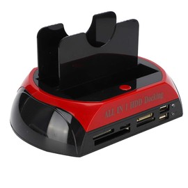 HDD Dock, HDD Docking Station SATA HDD Dock, IDE Dock Dock USB 2.0 Hub 2.5"/3.5" SATA Hard Drive for PC Computer MACLinux OSIDE Hard Drive