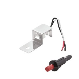 SafBbcue 80462 Grill Igniter Replacement for Weber Q1000/Q2000 Grill Accessories Replacement Parts,for Weber Q100 Q200 Gas Grill Ignitor for Weber 386001 386002 566001 Grill Parts, Ignition Button