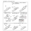 [シチズン Q&Q] 腕時計 デジタル 電波 ソーラー 防水 日付 メタルバンド MHS7-200