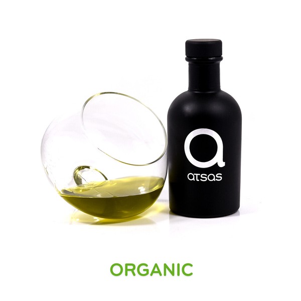 Atsas - Pure Organic Extra Virgin Olive Oil - High Phenolic Content - 100ML