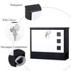 Locking Mailbox Wall Mounted Vertical– Jssmst mailboxes with Key Lock