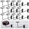 Kigley 12 Pcs Hat Display Wall Mount, Metal Hat Helmet