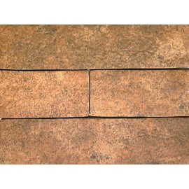 2.5" x 10" Manhattan Red Brick Porcelain Tile (1 Piece)