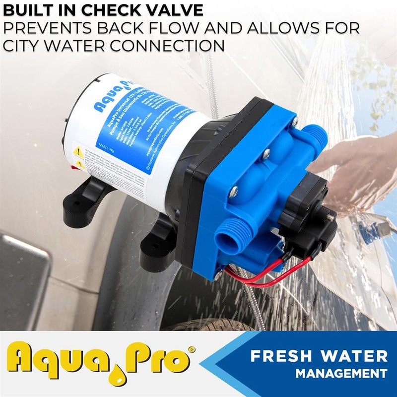 Aquapro 21847 3.0Gpm 12V MUL-Fixture Pump