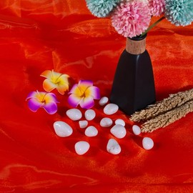 Fynite Orange Organza Fabric by The Yard | 10 Yard Long | 44" Wide | Bridal Soft Sheer Organza Tulle for DIY Wedding Dress Fashion Craft Decorations