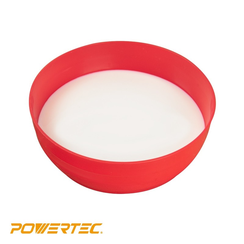 POWERTEC Plastic Mixing Bowl 25 oz 5.9" Width for Arts