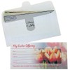 Easter Offering/Tithe Envelopes - Beautiful Pink Tulip Design, Name, Date,