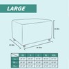 YEMYHOM Ottoman Cover Latest Jacquard Design High Stretch Folding Storage