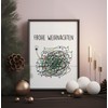 JUHMI Xmas Poster, A4 (21 x 29 cm) Decoration with