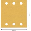 Bosch 10x EXPERT C470 Sandpaper (for Paint on wood, Hardwood,