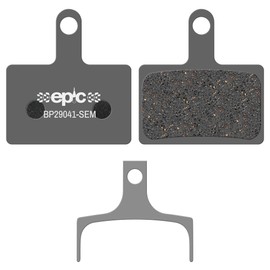 epic Disc Brake Pads for Shimano Brakes | K02S, K03Ti, K04Ti-MX, K05S | Fits 105, Dura-Ace, GRX, Ultegra | Organic, Semi-Metallic, Sintered, Ceramic & E-Bike Options | 1 Set (Semi-metallic)