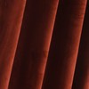 Roslynwood Burnt Ochre Velvet Curtains for Bedroom, Blackout Room Darkening