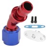 AN10 Turbo Oil Return Drain Flange 45 Degree Replacement for