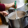 Cabilock 4 Ounce Solid Portion Control Serving Spoons, Stainless Steel