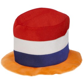 Folat 24277 Dutch Kingsday European Football Championship Hat Orange/Red/White/Blue, Multicoloured