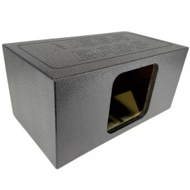 mega bass Single  1x12" Square Kicker Mega Super Bass Series Vented Subwoofer Box Ported