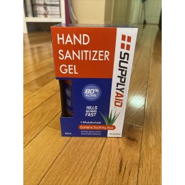 Supply Aid (4-pack) SUPPLYAID 80% Alcohol Hand Sanitizer Gel with Aloe - 16 Oz