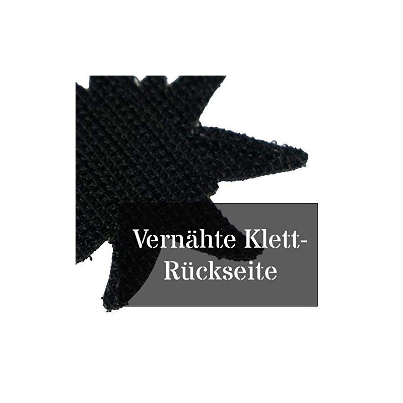 Café Viereck ® German Army Edelweiss Patch Embroidered with Velcro