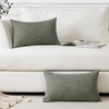 Artscope Set of 2 Cushion Covers, Plain Throw Cushion Cover,