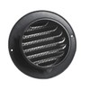 8 Inch Stainless Steel Air Vents, Black Louvered Grille Round