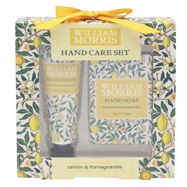 Hand Care Set (Hand Cream & Hand Soap - Lemon & Pomegranate) - William Morris' Fruits Design