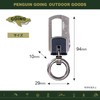 Penguin Going Multi Tool Keychain with Sticker, Silver
