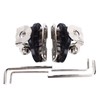 2Pcs LED Light Bar Mounting Bracket A Pillar Hood LED