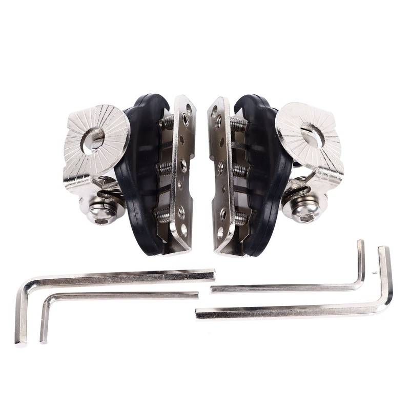2Pcs LED Light Bar Mounting Bracket A Pillar Hood LED