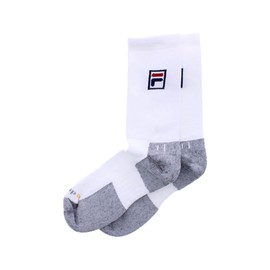 Fila Crew Unisex Socks Size M, Color: White/Grey