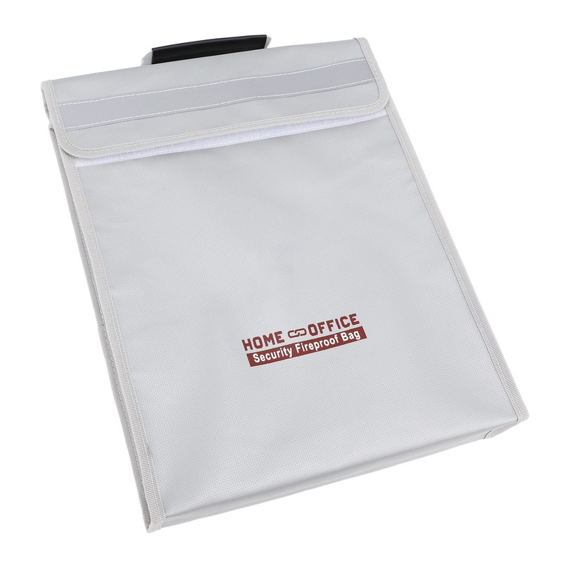 Fireproof Document Holder Pouch Waterproof Fireproof Money Bag with Zipper