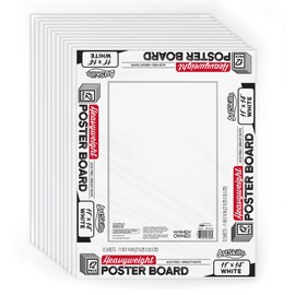 ArtSkills 11” x 14” Poster Board, Heavyweight White Poster Boards for Vision Boards, School Projects, Presentations, Arts and Crafts, 12-Pack