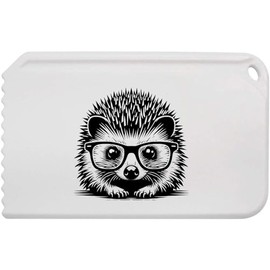 Azeeda 'Hedgehog Wearing Glasses' Plastic Ice Scraper (IC00038002)