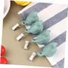 KICHOUSE Dining Table Cover Clamps 4pcs Creative Bird Shape Iron