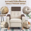Suimlmta Armchair Covers for Arms Headrest, Sofa Arm Covers Dark
