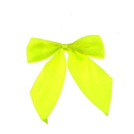 Zac's Alter Ego Large Satin Bow with Tails on Mini Barrette