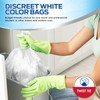 PAMI 13-Gallon Tall Garbage Bags [130-Pack, White] With Twist Ties