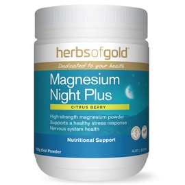 Herbs of Gold Magnesium Night Plus - Citrus Berry300g