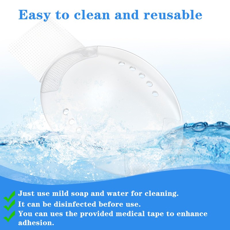 6Pcs Clear Eye Cover After Cataract Surgery Breathing Hole Self-Adhesive