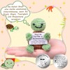 Mwmoeen Funny Lucky Charm Tortoise Pocket Hug Gifts, Lucky Charm