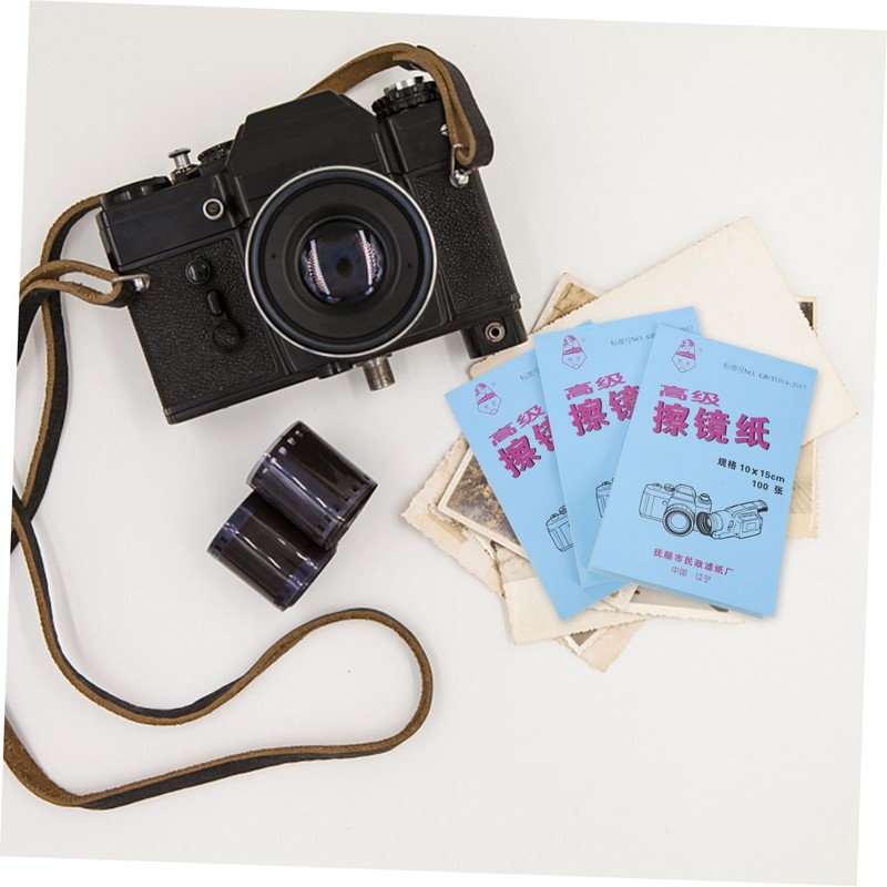 Tofficu 300 Sheets Microscope Cleaning Tissue High Grade Lens Wipes