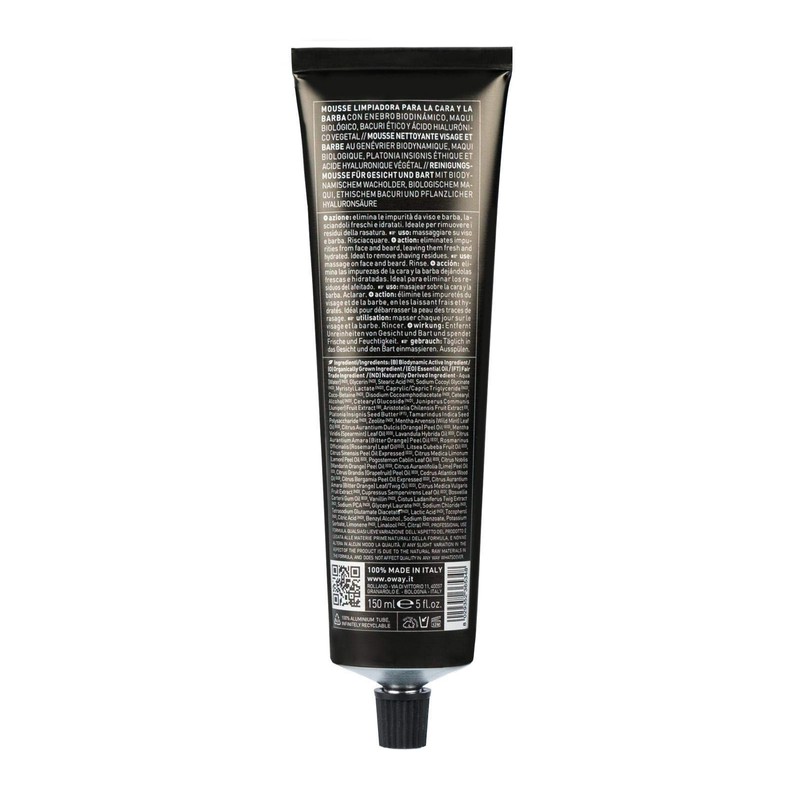 OWAY Men's Face & Beard Hydrating Cleanser 150 ml