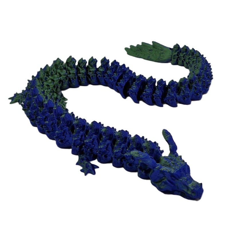 3D Printed Dragon Egg with Fire Dragon, Made in Germany,